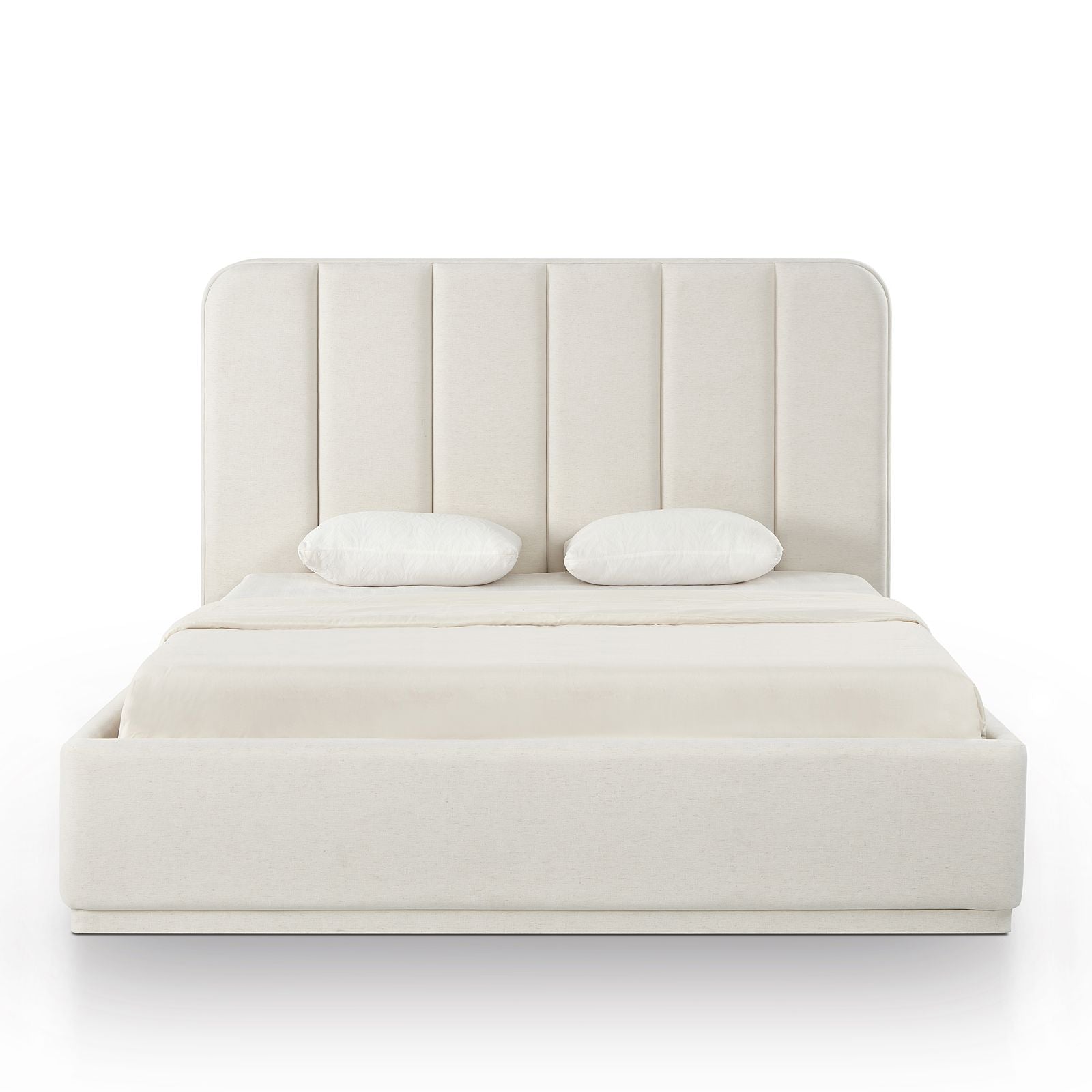 Parker Bed - Cream / King - Image 1