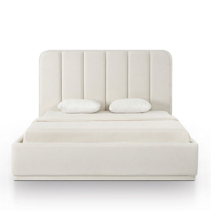 Parker Bed - Cream / King - Image 1