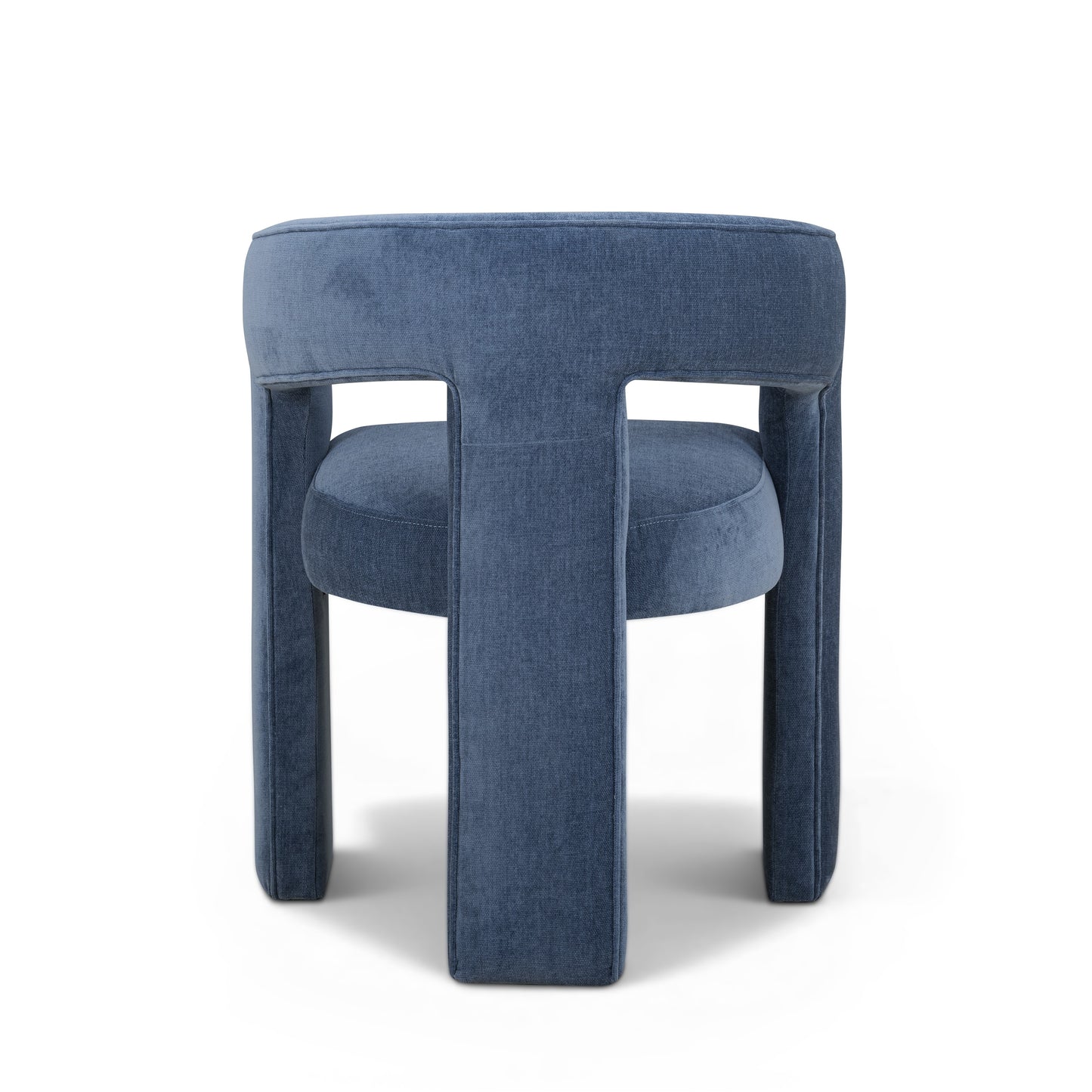 Malone Denim Blue Performance Fabric Dining Chair - Image 5