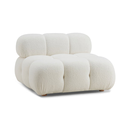 Calliope Performance Modular Armless Chair - Cream - Image 1