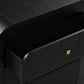 Hump 38" Arched 3-Drawer Bedside Chest - Black - Image 4