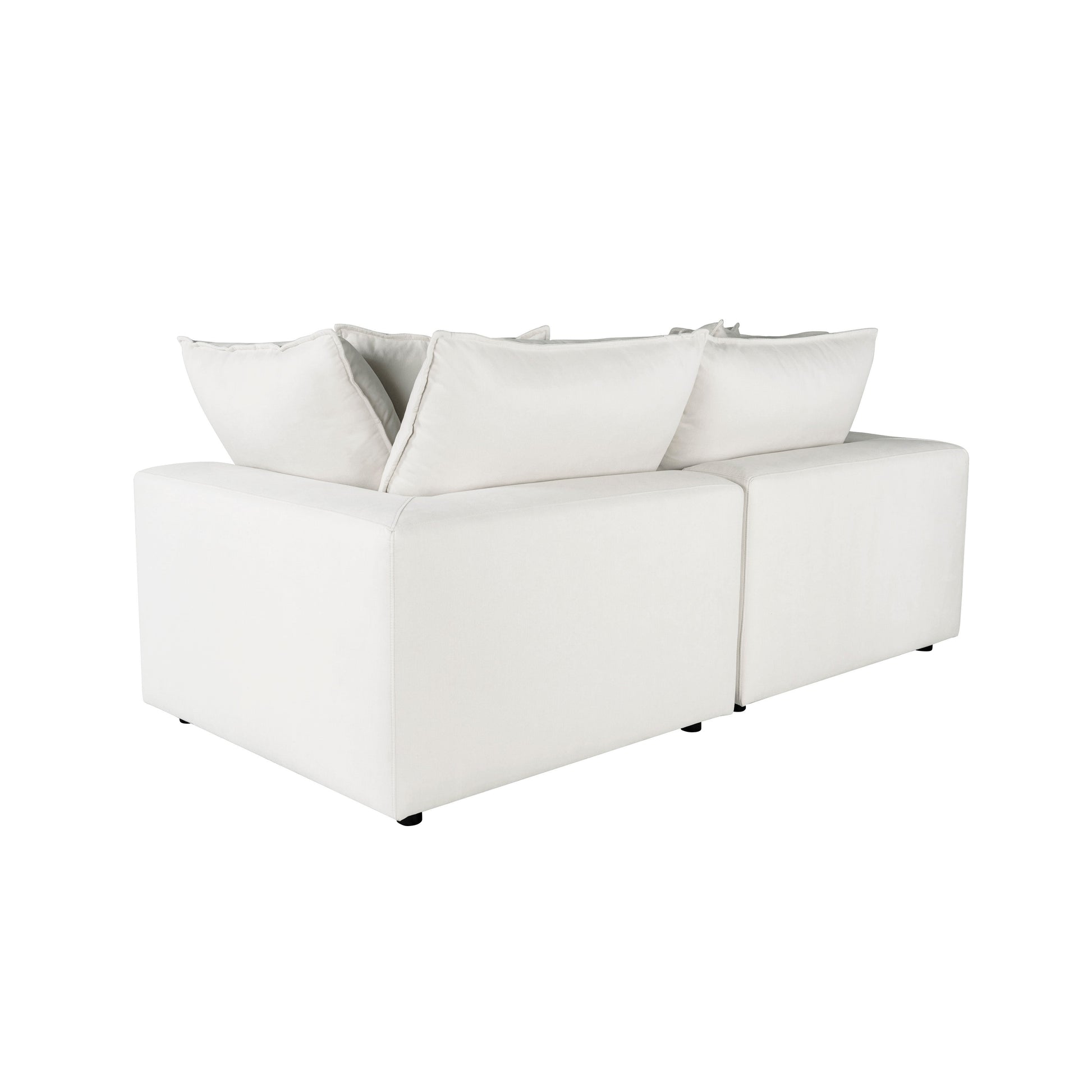 Cali 80" Modular Loveseat - Pearl - Image 5