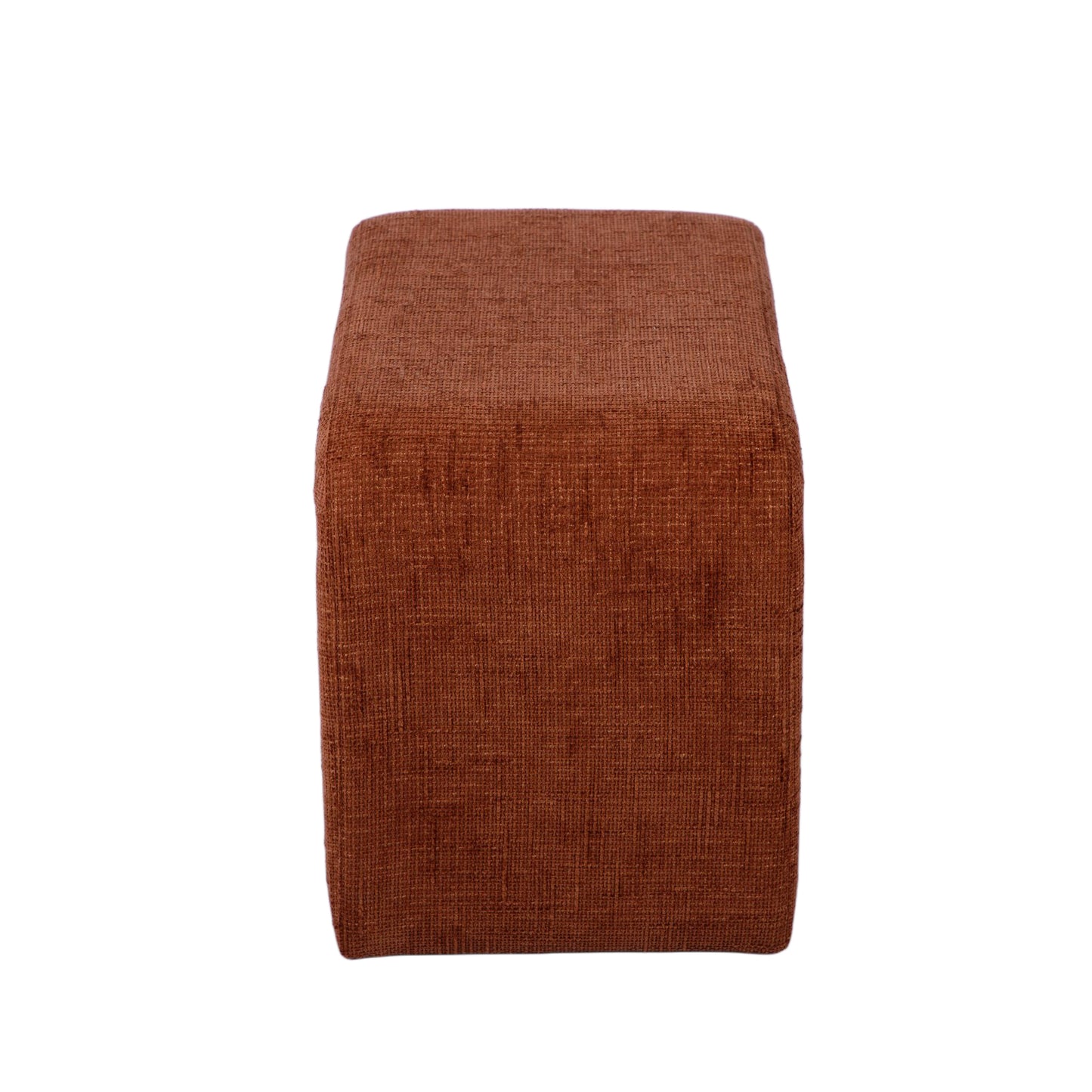 Alvie Railroad Chenille Storage Side Table - Copper - Image 3