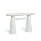 Baila Glossy Lacquer Console Table - Cream - Image 2