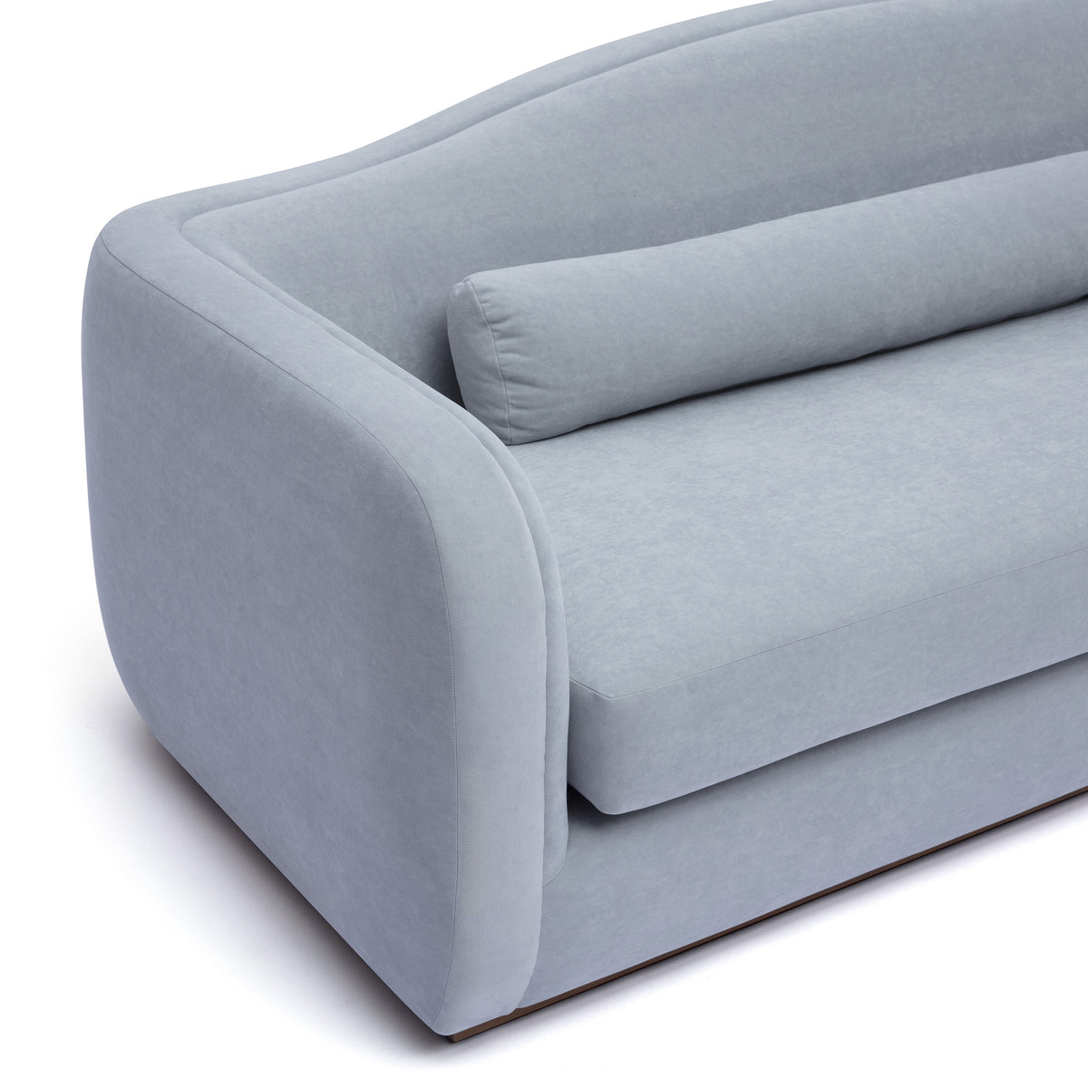 Camille 99" Sofa - Baby Blue - Image 4