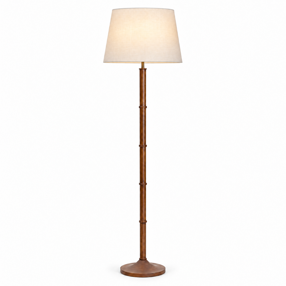 Babou Dark Wood Floor Lamp - Image 2