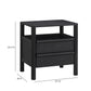 Tyra 22" Black Ash Nightstand - Image 9