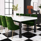 Beatrix Performance Velvet Dining Chair - Green - Image 7