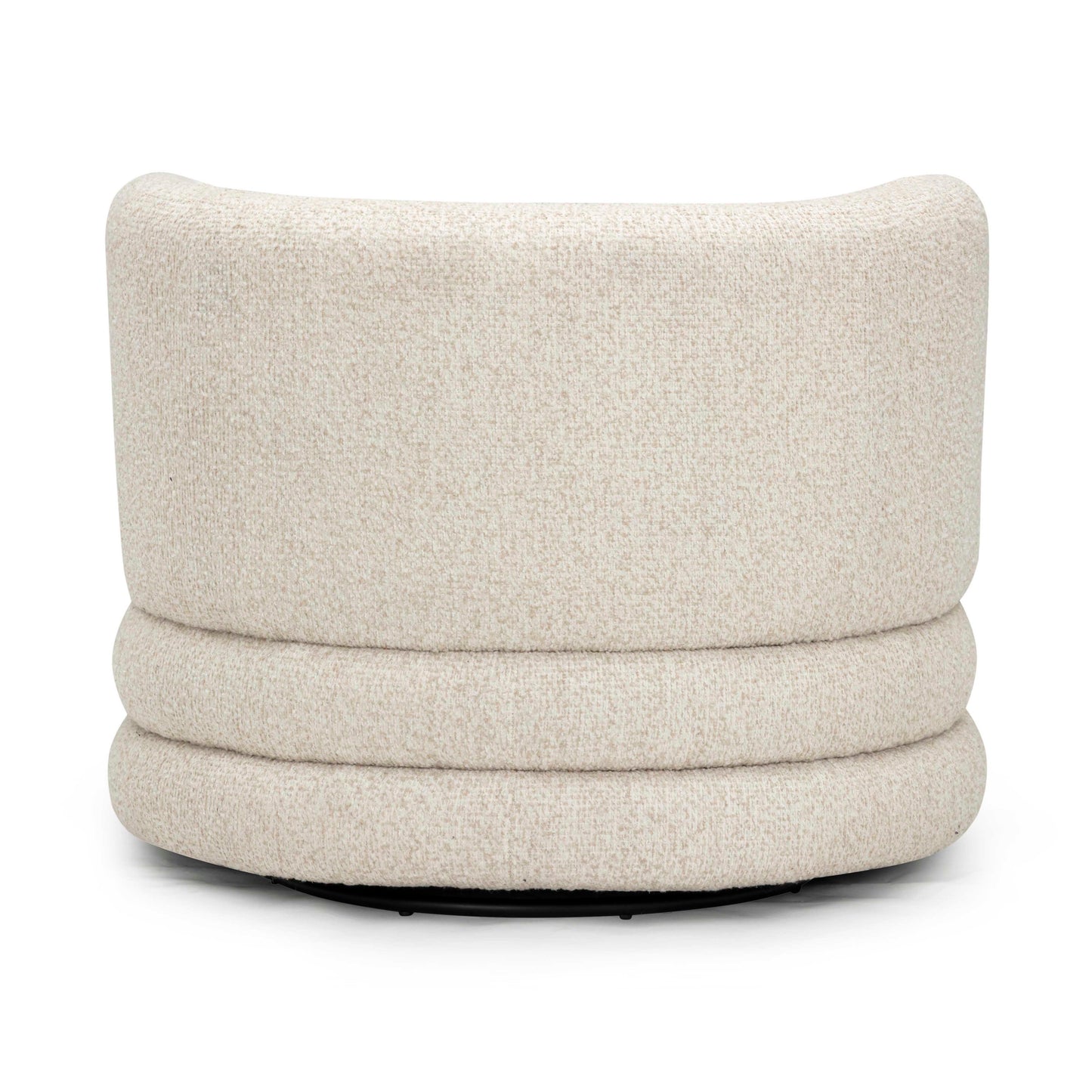 Astor Swivel Hotel Lounge Chair - Cream - Image 5