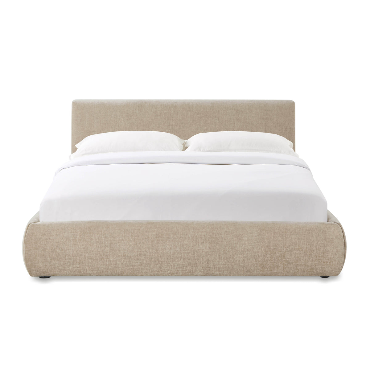 Isla Upholstered Bed - Taupe / Queen - Image 1