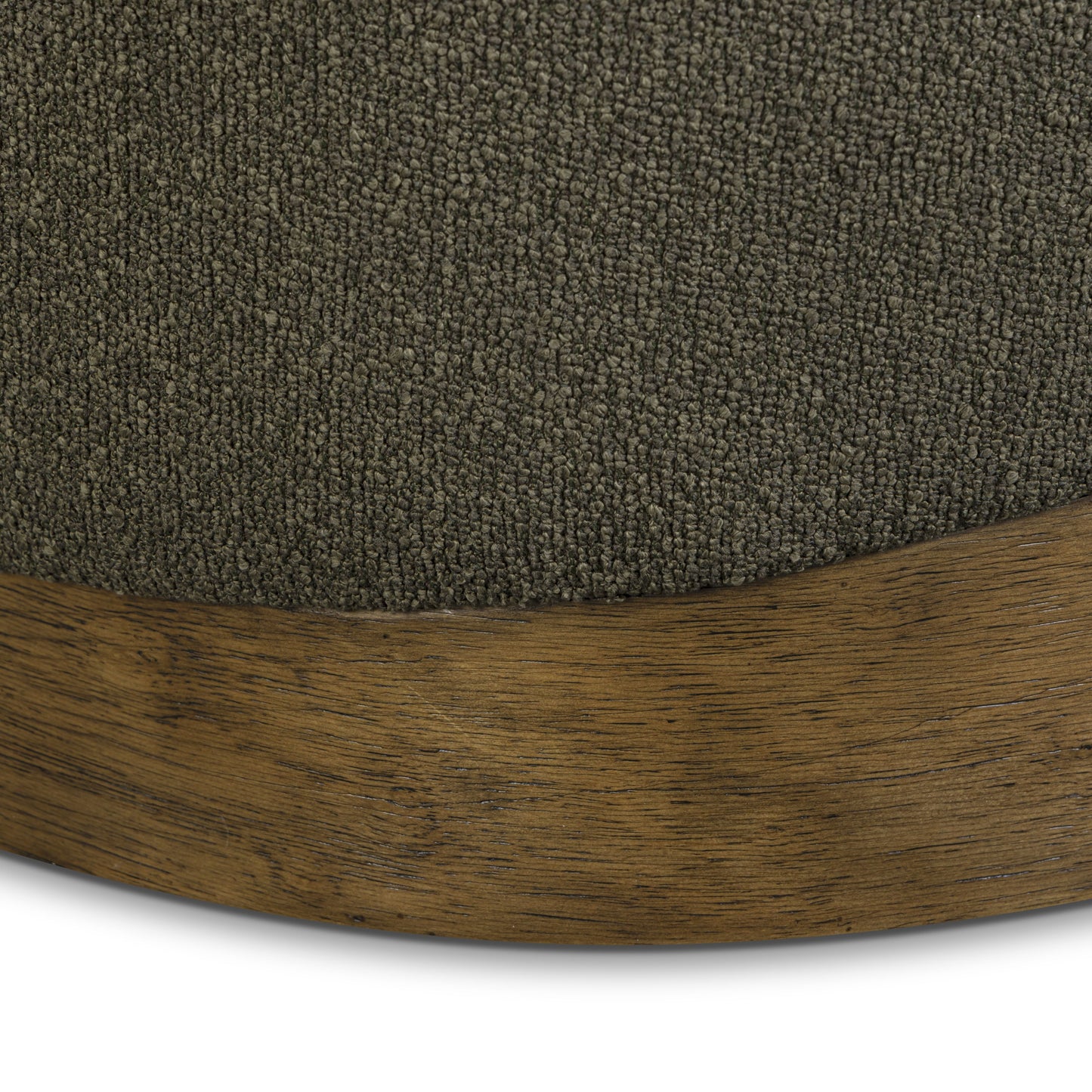 Domina Boucle Ottoman - Kale Green - Image 4