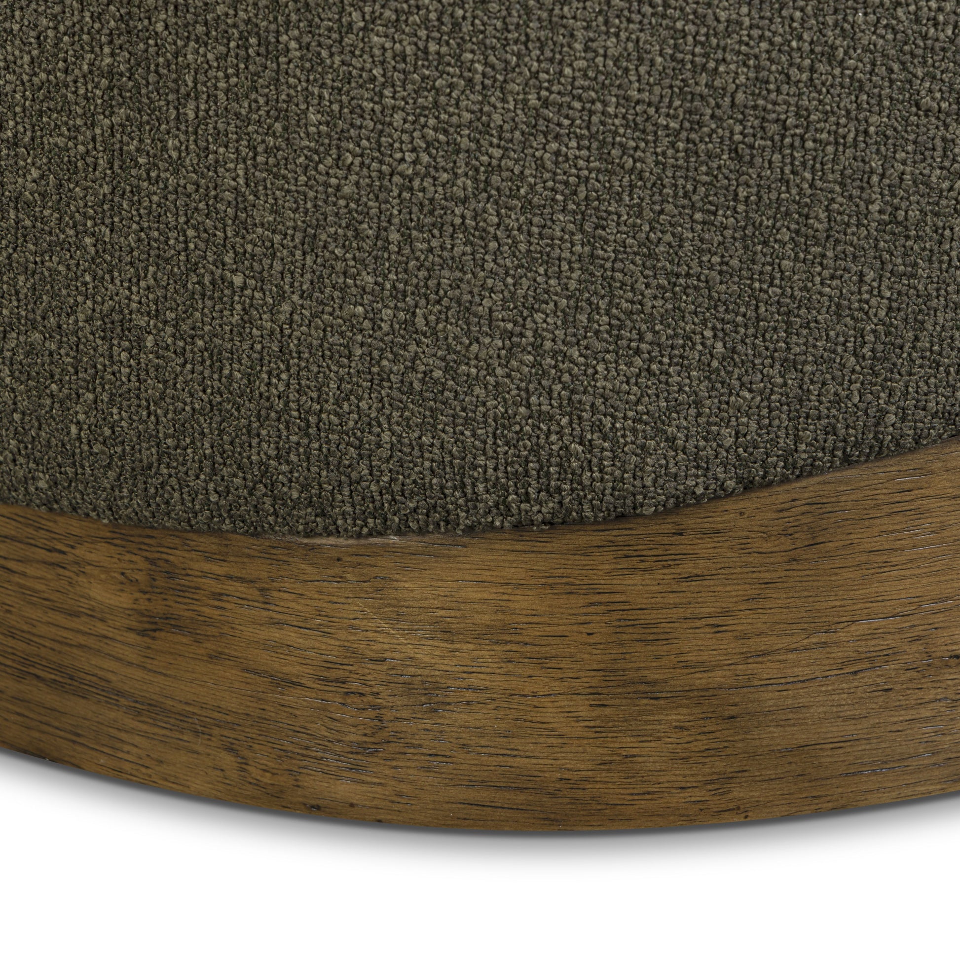Domina Boucle Ottoman - Kale Green - Image 4