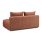 Hangover 64" Armless Loveseat - Red - Image 4