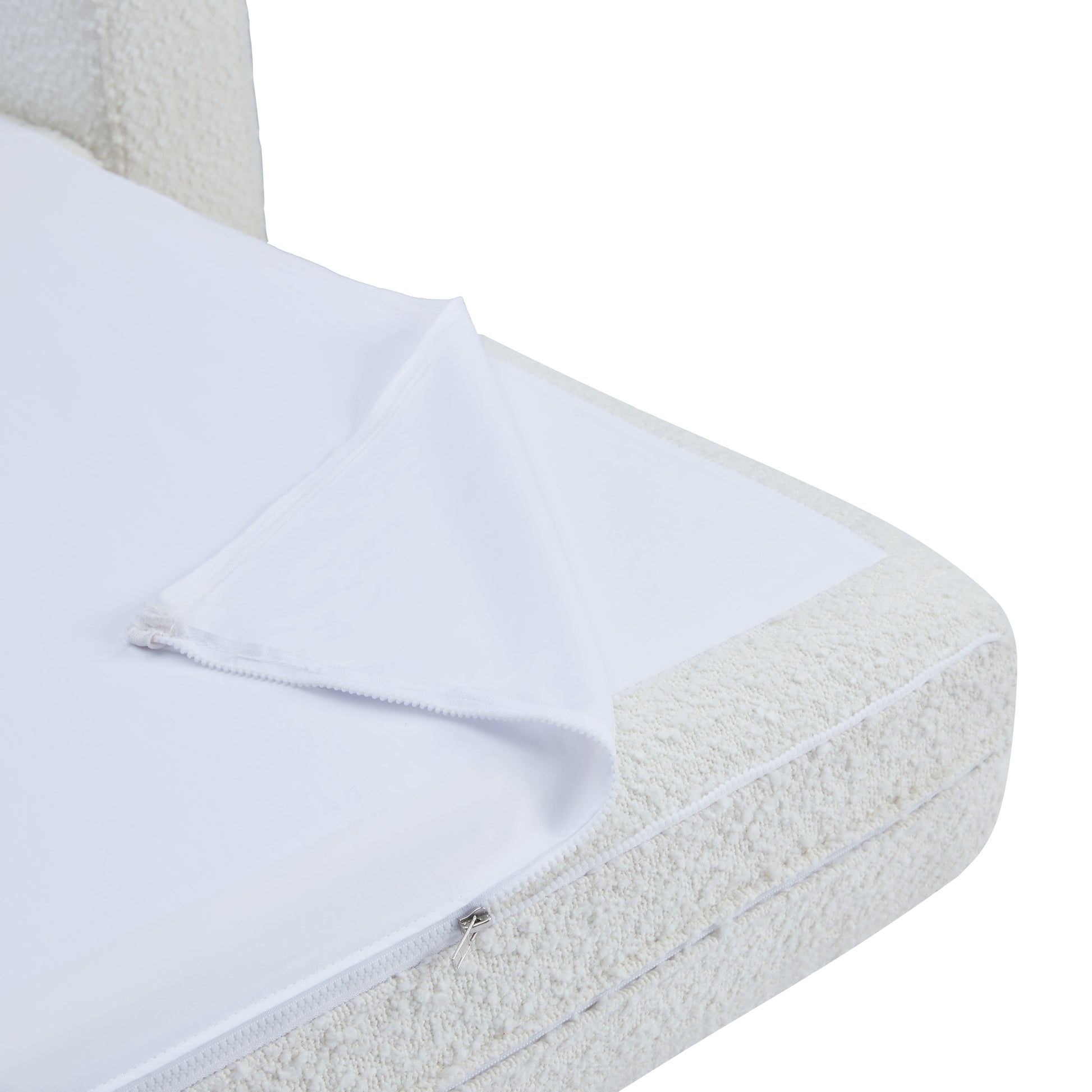 Ryan 91" Sleeper Sofa - Off-White - Image 8