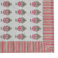 Crissy Cotton Canvas Printed Napkins - Set of 4 - Pink Vintage Floral - Image 4