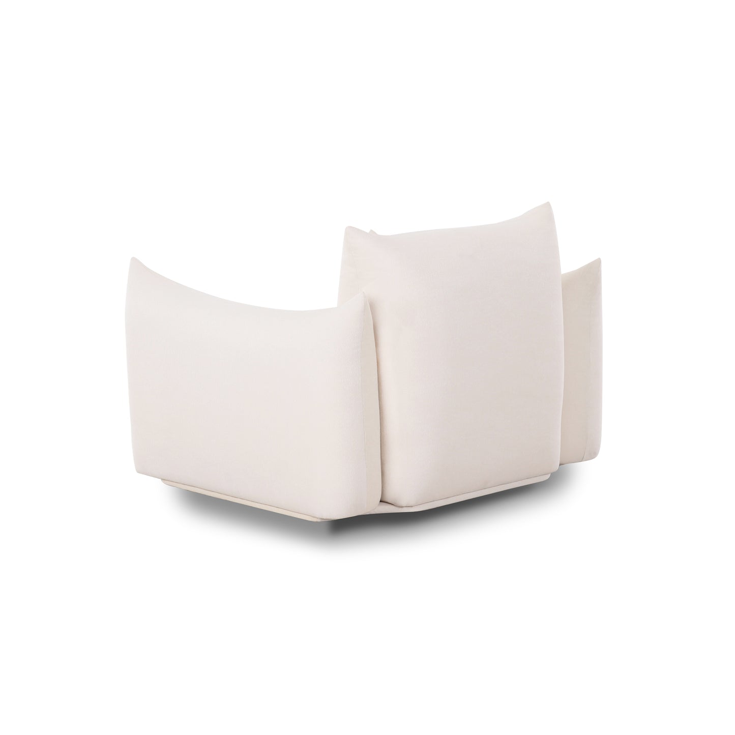 Saint Tropez Stuffed Indoor/Outdoor Armchair - Cream - Image 4