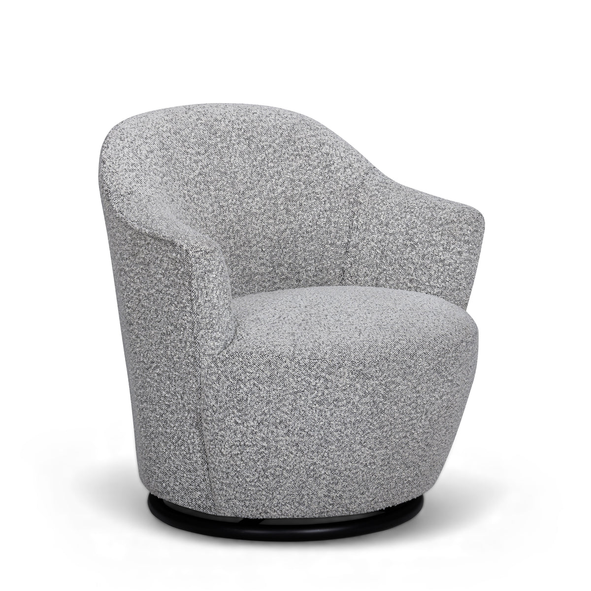 Skyla Swivel Accent Chair - Grey - Image 1