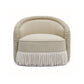 Pamela Tasseled Lounge Accent Chair - Tan - Image 3