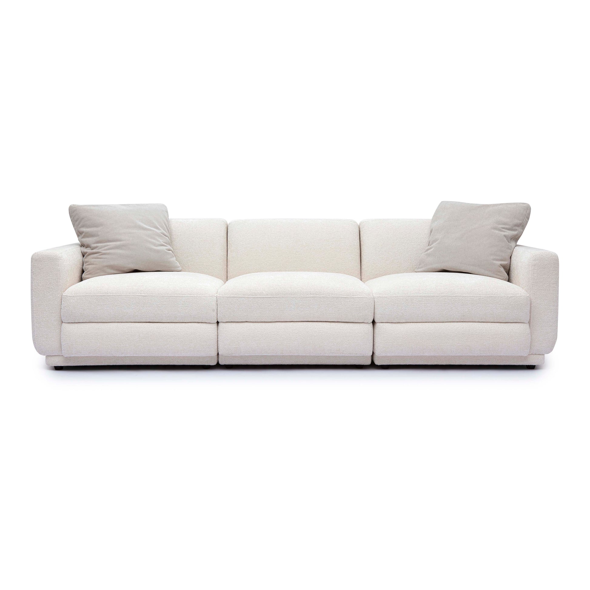 Perry Modular Sofa (96"-124") - Cream / 96" - Image 1
