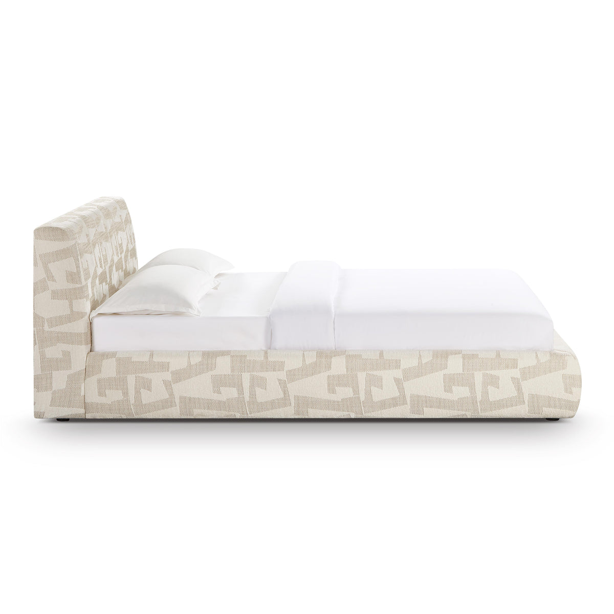 Isla Upholstered Bed - Cream / Queen - Image 4