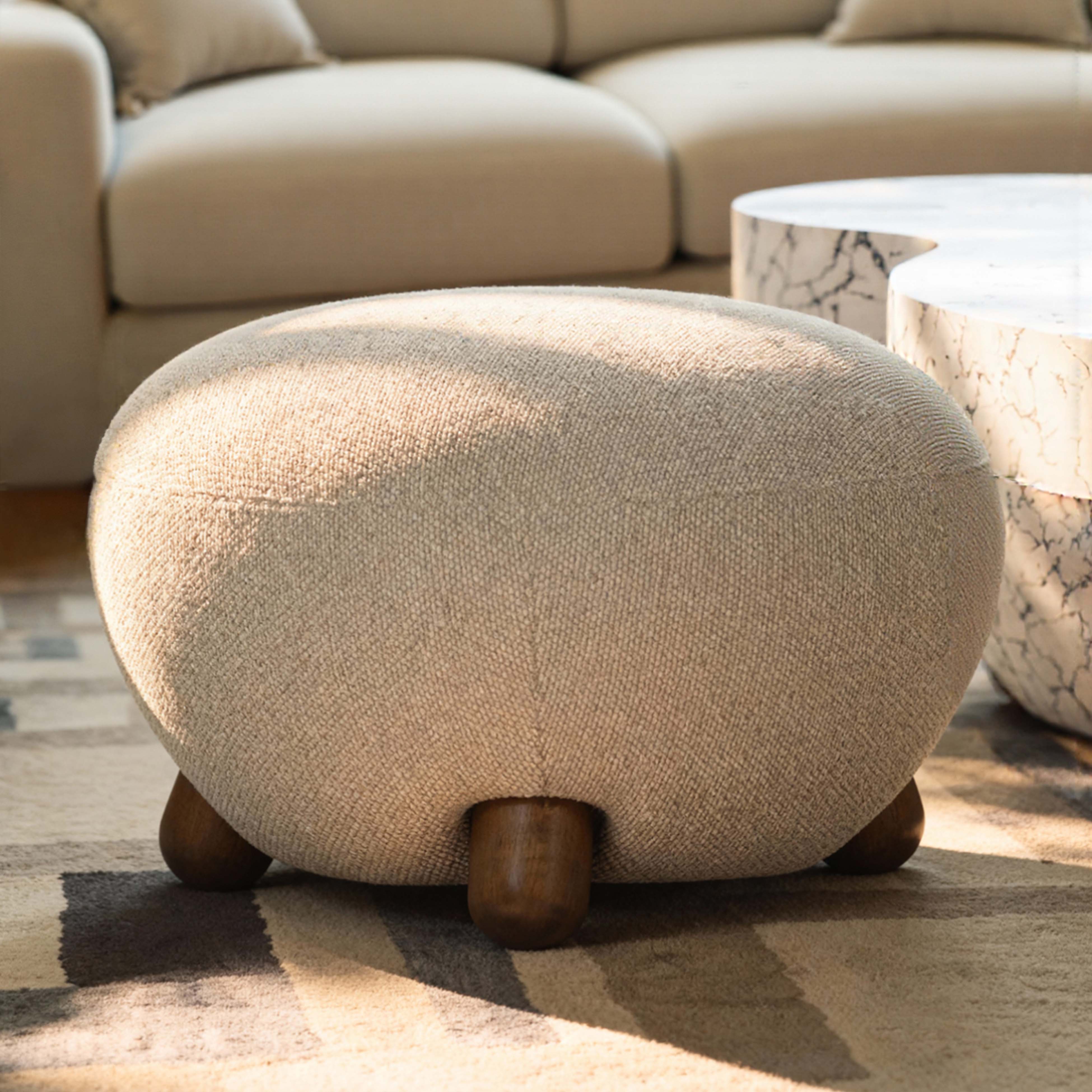 Pucker Ottoman | TOV Furniture