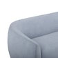 Jordan 70" Textured Performance Velvet Loveseat - Baby Blue - Image 3