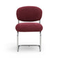 Becky Performance Chenille Chair - Red Wine - Image 2
