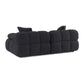 Calliope 79" Modular Loveseat - Black - Image 4