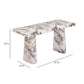 Janice 61" Breccia Faux Marble Console Desk - Image 7