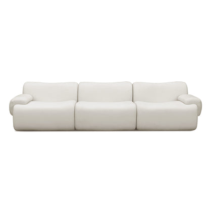 Zenith 117" Modular Sofa - Cream - Image 1