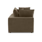 Cali 80" Modular Loveseat - Chocolate Brown - Image 4