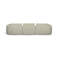 Noor 128" Sofa - Wheat - Image 4