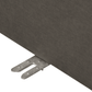 Zenith Contract-Grade Upcycled Fabric Ottoman - Grey - Image 7