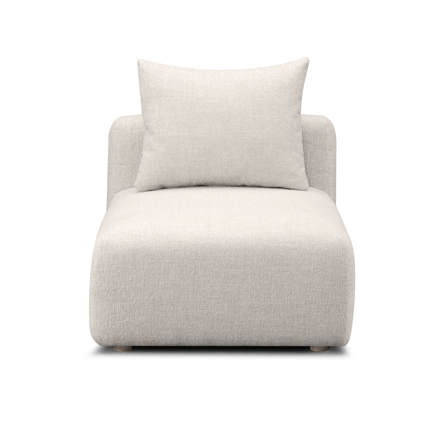 Hangover Modular Armless Chair - Ivory - Image 3