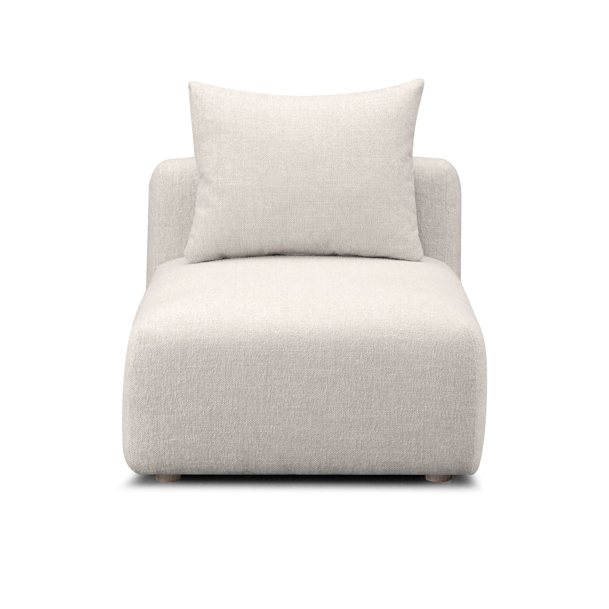Hangover Modular Armless Chair - Ivory - Image 3