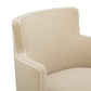 Passe Tasseled Velvet Swivel Accent Chair - Tan - Image 7