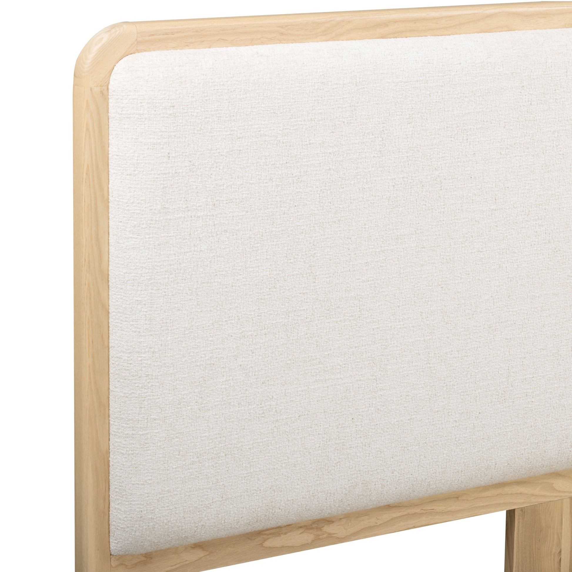 Rafaelle Natural Solid Ash Queen Bed - Image 3