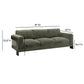 Elyn 91" Sofa - Olive Green - Image 7