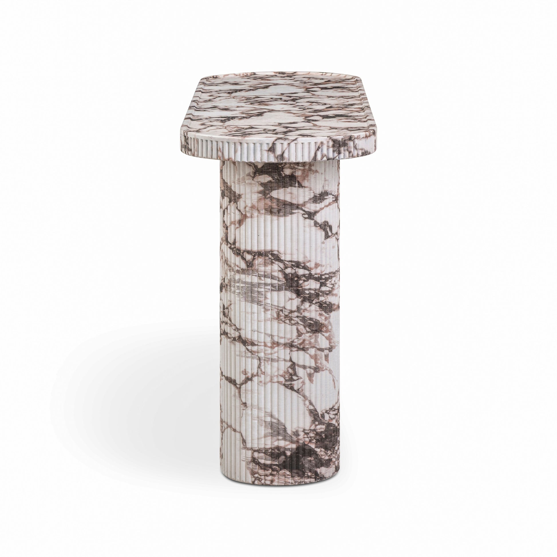Darcy 59" Concrete Indoor/Outdoor Console Table - Breccia - Image 3