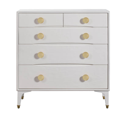 Divine 38" White 5-Drawer Chest - Default Title - Image 2