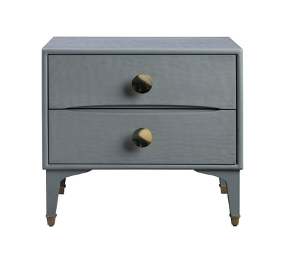 Divine 25" 2-Drawer Nightstand - Grey - Image 2