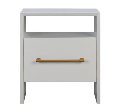 Libre 23" Nightstand With Drawer - White - Image 1
