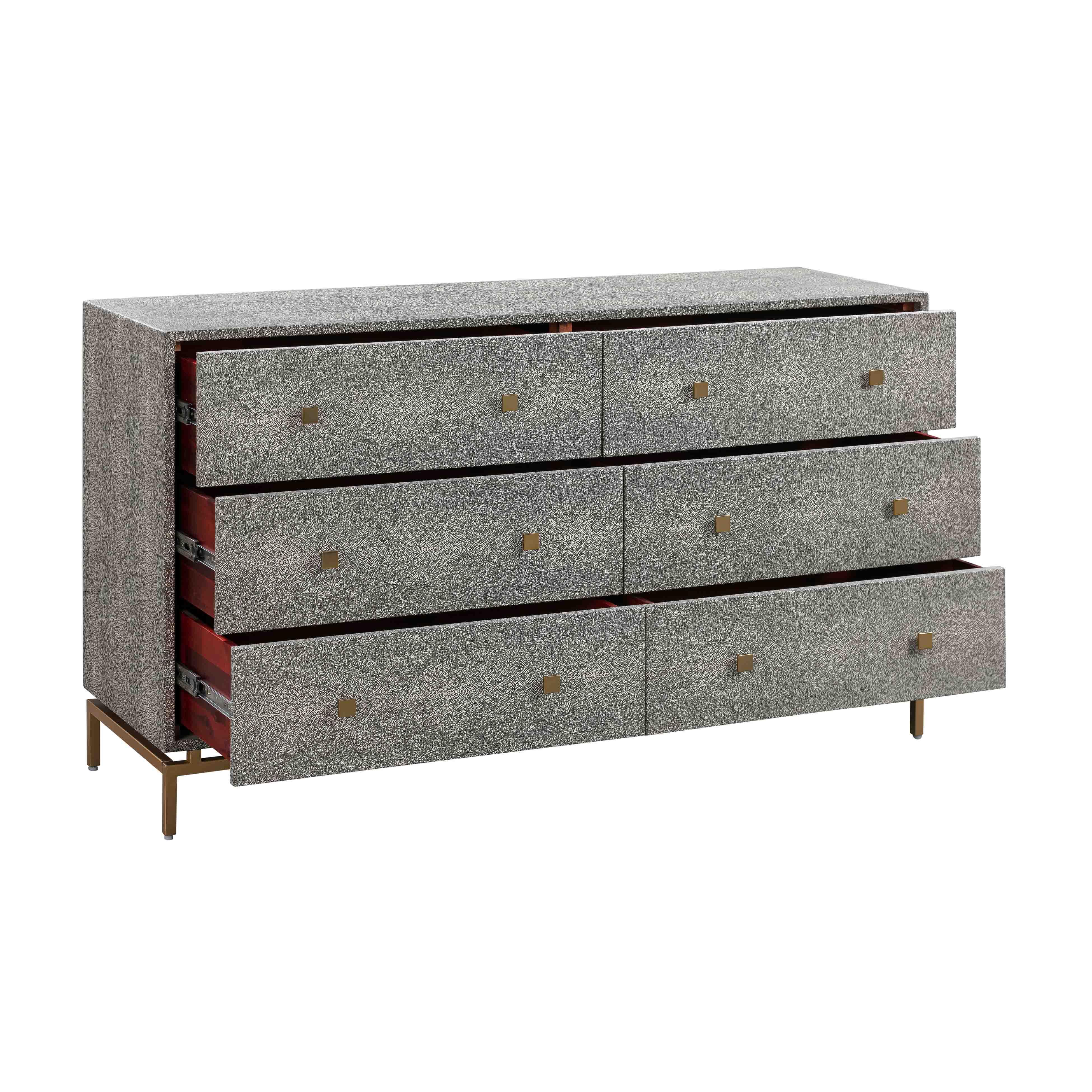 Shagreen tall deals dresser