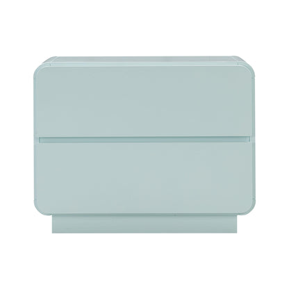 Sagura 28" 2-Drawer Nightstand - Blue - Image 2