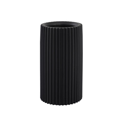 Jenna Concrete Table Vase - Black - Image 1