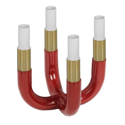 Kaonashi Candelabra - Burgundy - Image 1