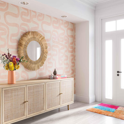 Karissa 35" Natural Abaca Wall Mirror - Default Title - Image 1
