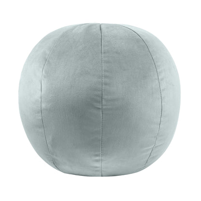 Boba Velvet Ball Throw Pillow (9"-14") - Sea Blue / Small - Image 1