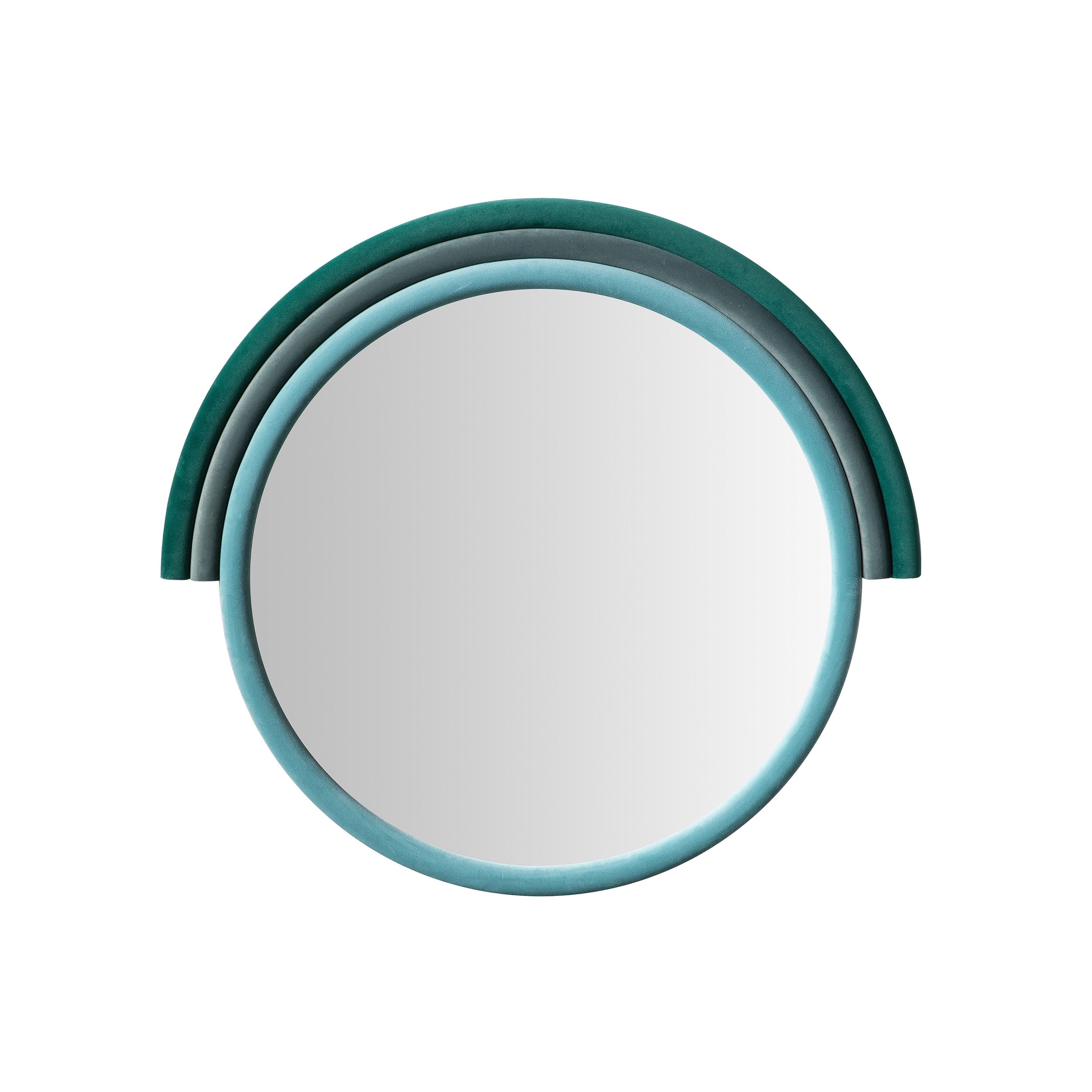 Lally Velvet Round Wall Mirror – TOV Furniture