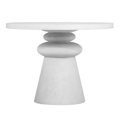 Lupita 42" White Round Dinette Table - Default Title - Image 2